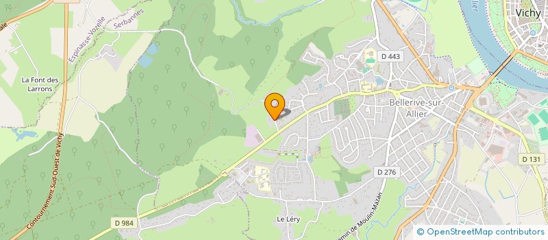 localisation de l'entreprise MONSIEUR JACKY RIALLAND à BELLERIVE-SUR-ALLIER