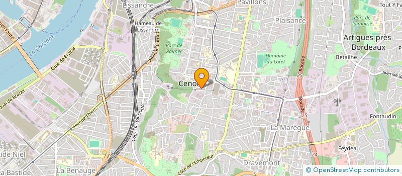 localisation de l'entreprise MONSIEUR JACKY RICHARD  CENON