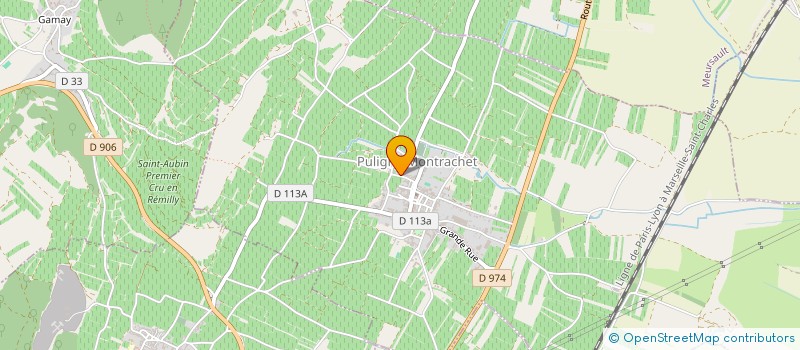 localisation de l'entreprise MONSIEUR JACKY RIGER à PULIGNY-MONTRACHET