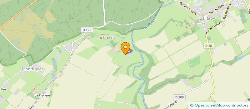 localisation de l'entreprise MONSIEUR JACKY RIVALLANT  LE TRONQUAY