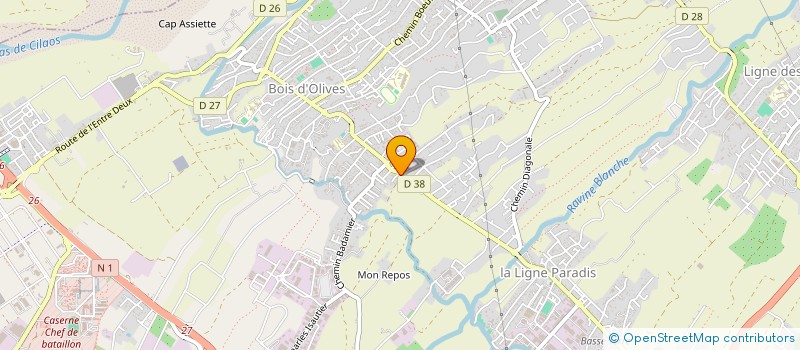 localisation de l'entreprise MONSIEUR JACKY RIVIERE  SAINT-PIERRE