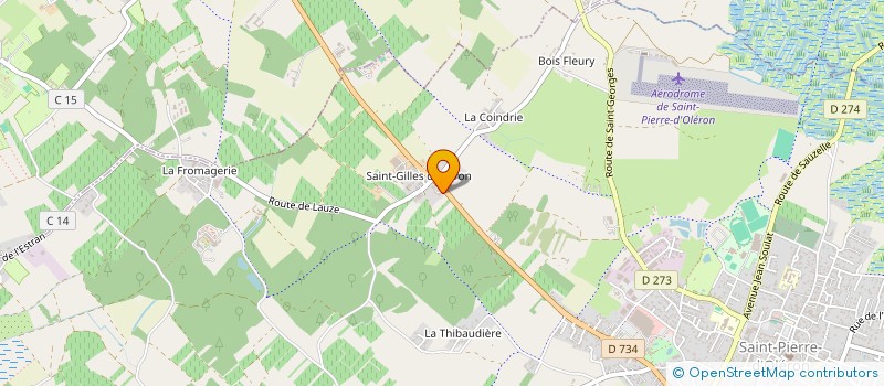 localisation de l'entreprise MONSIEUR JACKY ROBERT  SAINT-PIERRE-D OLERON