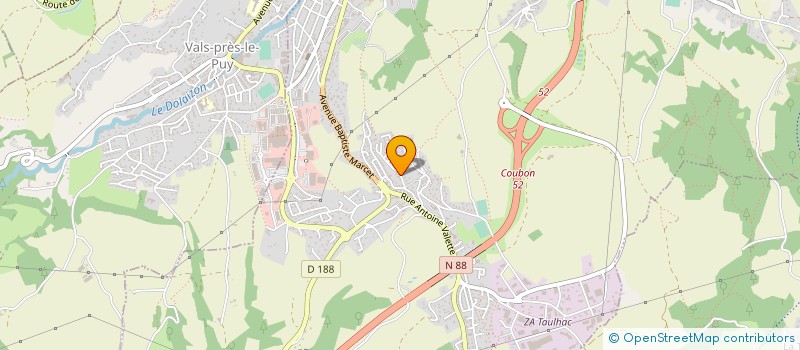 localisation de l'entreprise MONSIEUR JACKY ROME  LE PUY-EN-VELAY