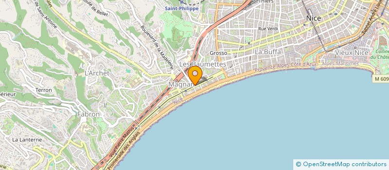 localisation de l'entreprise MONSIEUR JACKY RONDEAU à NICE