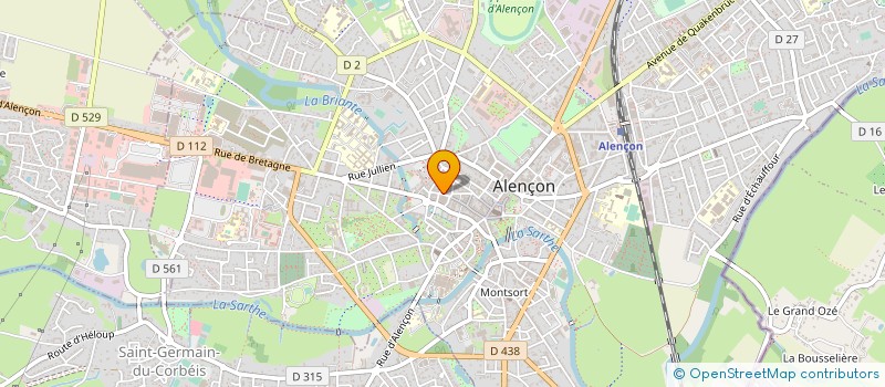 localisation de l'entreprise MONSIEUR JACKY RONNE  ALENCON