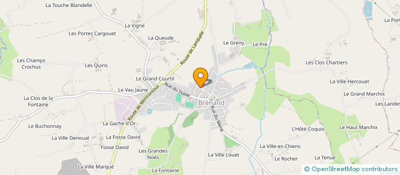localisation de l'entreprise MONSIEUR JACKY RONXIN à BREHAND