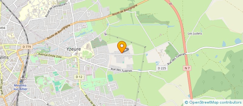 localisation de l'entreprise MONSIEUR JACKY ROUGERON à YZEURE