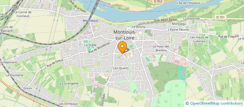 localisation de l'entreprise MONSIEUR JACKY ROUGON  MONTLOUIS-SUR-LOIRE