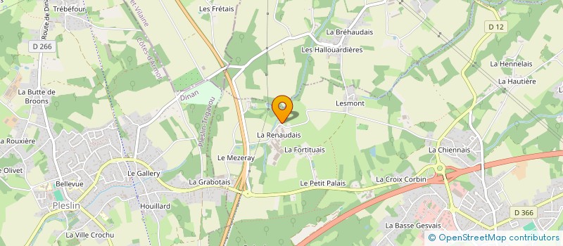 localisation de l'entreprise MONSIEUR JACKY ROUSSEL  LANGROLAY-SUR-RANCE