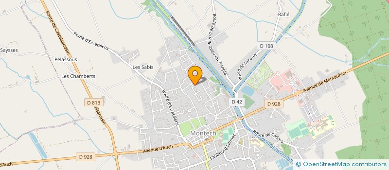 localisation de l'entreprise MONSIEUR JACKY RUBIN  MONTECH