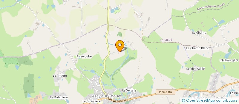 localisation de l'entreprise MONSIEUR JACKY SACHET  AZAY-SUR-THOUET