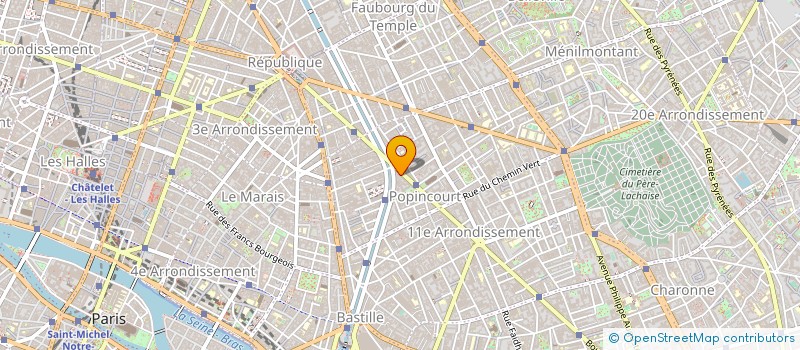 localisation de l'entreprise MONSIEUR JACKY SAKIF  PARIS