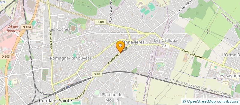 localisation de l'entreprise MONSIEUR JACKY SANSON  CONFLANS-SAINTE-HONORINE