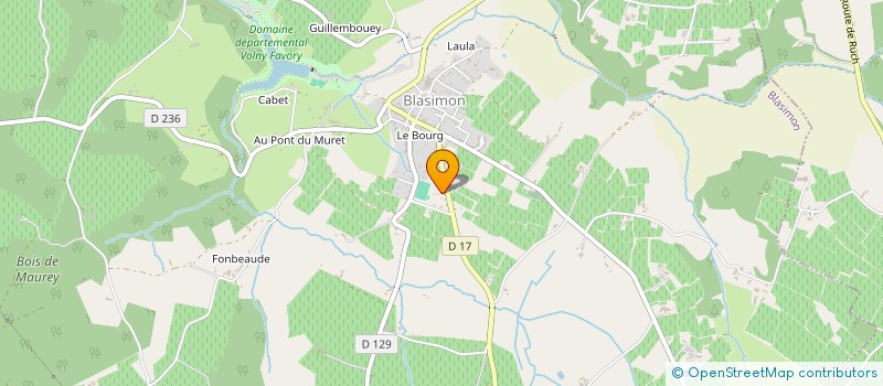 localisation de l'entreprise MONSIEUR JACKY SARLAT  SAUVETERRE-DE-GUYENNE