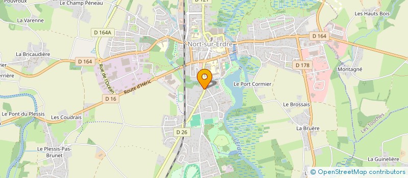 localisation de l'entreprise MONSIEUR JACKY SAUTJEAU à NORT-SUR-ERDRE