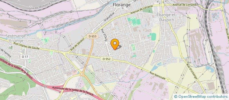 localisation de l'entreprise MONSIEUR JACKY SCANDEL  FLORANGE