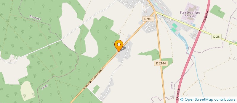 localisation de l'entreprise MONSIEUR JACKY SICARD  LEVET