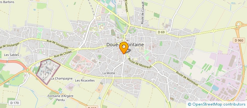 localisation de l'entreprise MONSIEUR JACKY SORIN à DOUE-EN-ANJOU