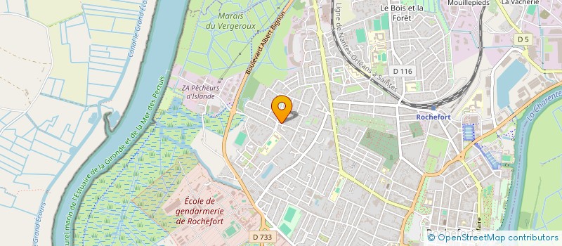 localisation de l'entreprise MONSIEUR JACKY SOUCHET  ROCHEFORT