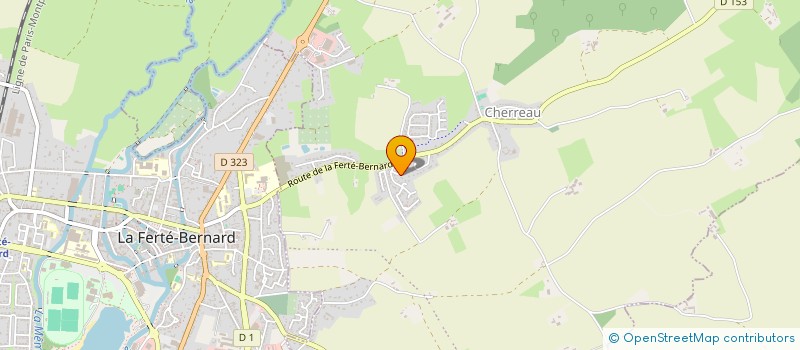 localisation de l'entreprise MONSIEUR JACKY SRUN  CHERRE-AU