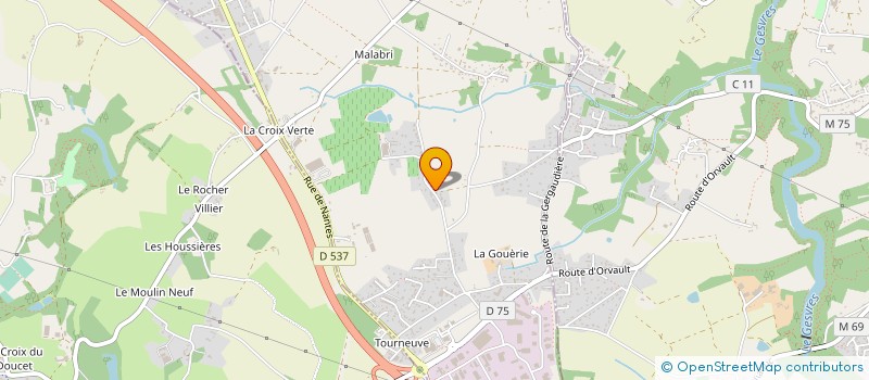 localisation de l'entreprise MONSIEUR JACKY TAN  TREILLIERES