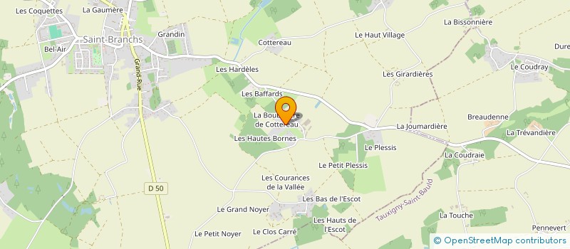 localisation de l'entreprise MONSIEUR JACKY TESSIER à SAINT-BRANCHS