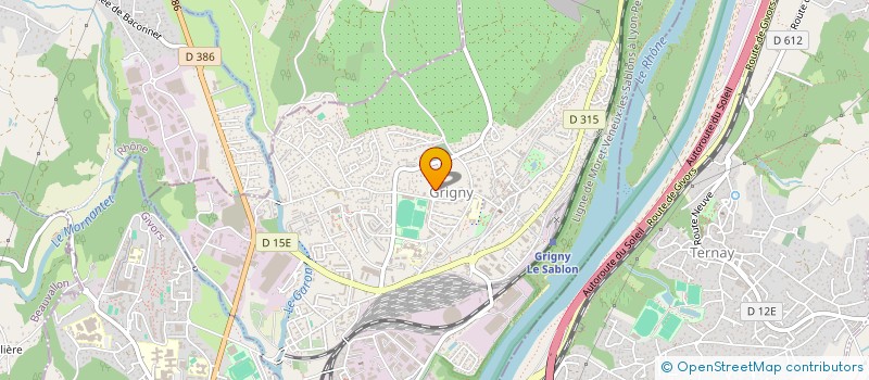 localisation de l'entreprise MONSIEUR JACKY THIVEL à GRIGNY