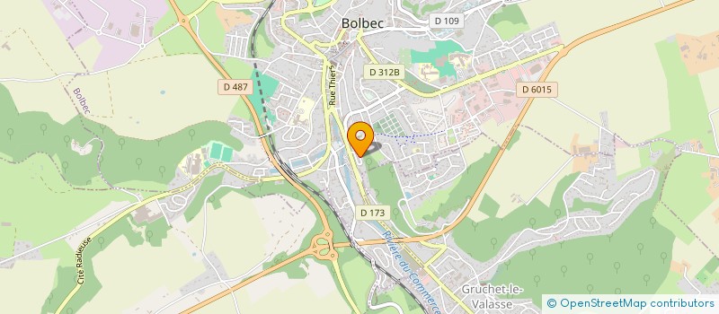 localisation de l'entreprise MONSIEUR JACKY THOMAS  BOLBEC