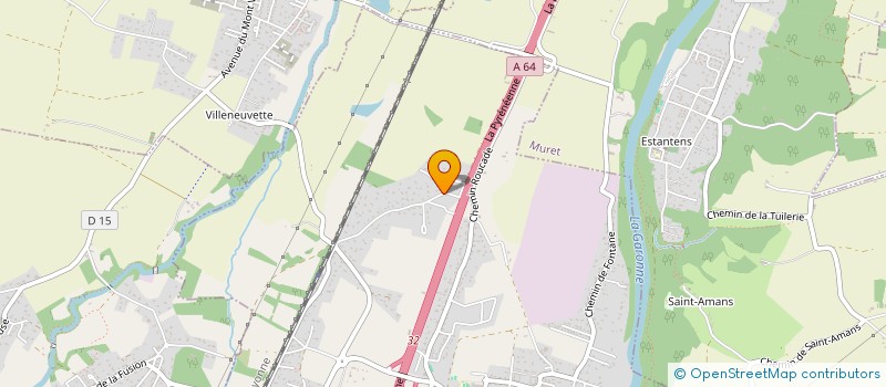 localisation de l'entreprise MONSIEUR JACKY TONDEUX  LE FAUGA