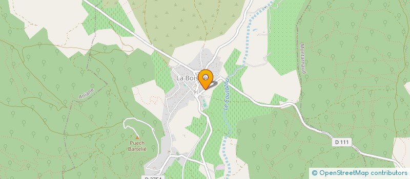 localisation de l'entreprise MONSIEUR JACKY TOURETTE  LA BOISSIERE