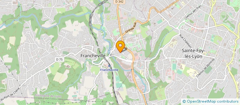 localisation de l'entreprise MONSIEUR JACKY TSANG  FRANCHEVILLE