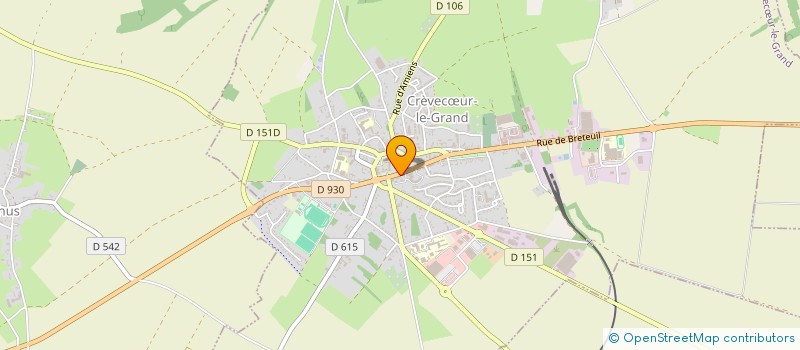 localisation de l'entreprise MONSIEUR JACKY VAN BOUCHAUTE  CREVECUR-LE-GRAND