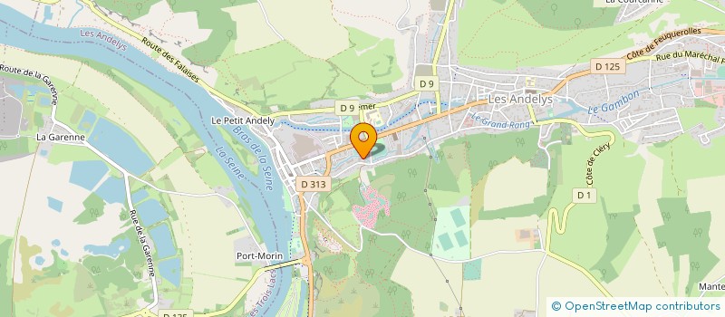 localisation de l'entreprise MONSIEUR JACKY VASSEUR à LES ANDELYS