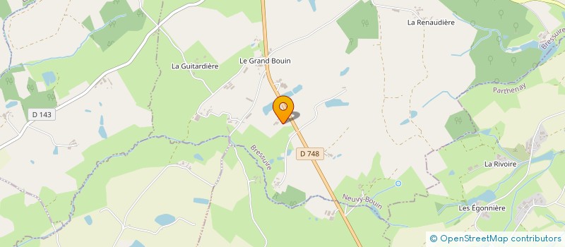 localisation de l'entreprise MONSIEUR JACKY VERGNAULT  NEUVY-BOUIN