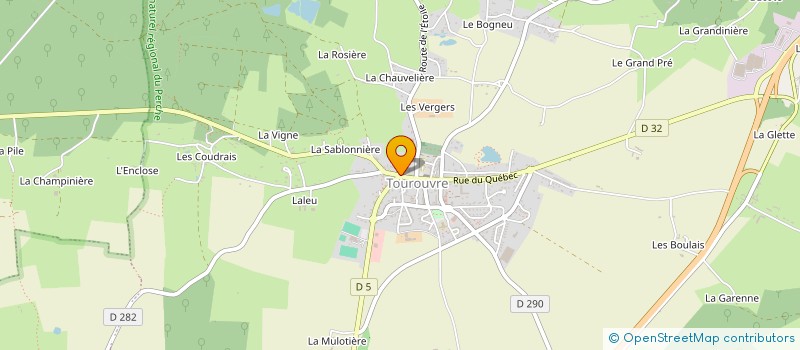 localisation de l'entreprise MONSIEUR JACKY VIEL à TOUROUVRE AU PERCHE