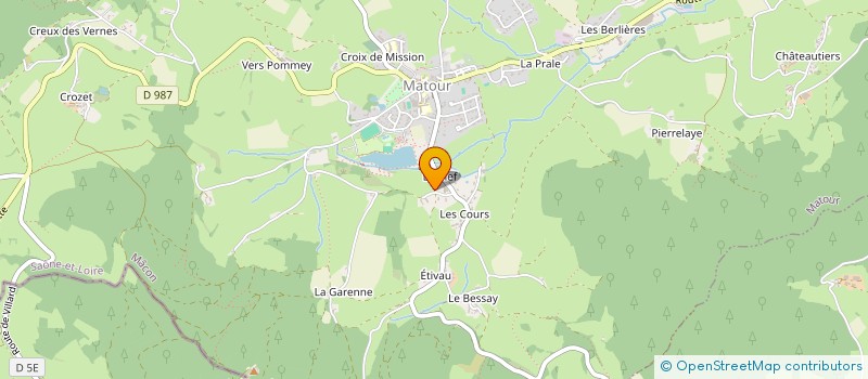 localisation de l'entreprise MONSIEUR JACKY VOUILLON  MATOUR