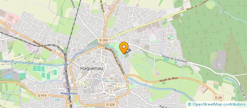 localisation de l'entreprise MONSIEUR JACKY WENDLING  HAGUENAU