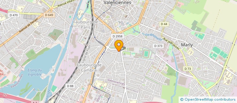 localisation de l'entreprise MONSIEUR JACKY WOJDA à VALENCIENNES