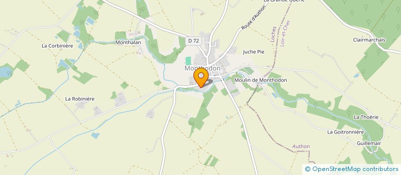 localisation de l'entreprise MONSIEUR JACKYS BRANGIER  MONTHODON