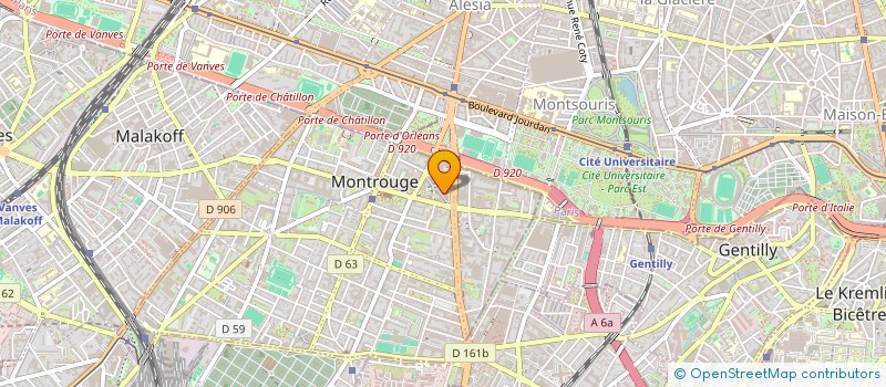 localisation de l'entreprise MONSIEUR JACOB ALFASIE à MONTROUGE