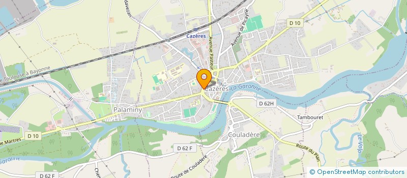 localisation de l'entreprise MONSIEUR JACOB ANGIER  CAZERES