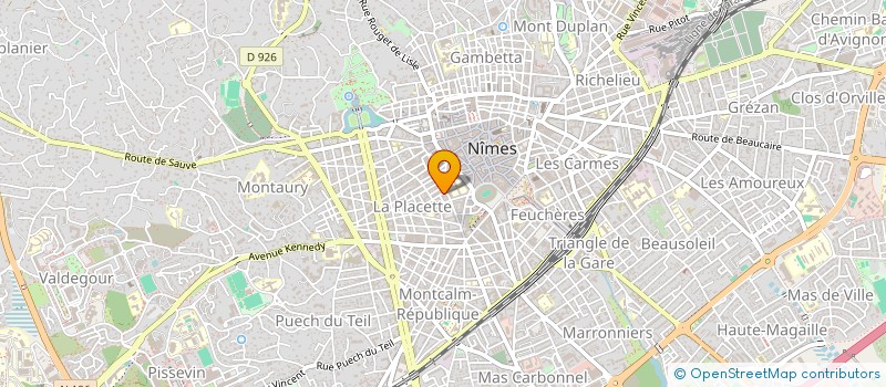localisation de l'entreprise MONSIEUR JACOB BALME  NIMES