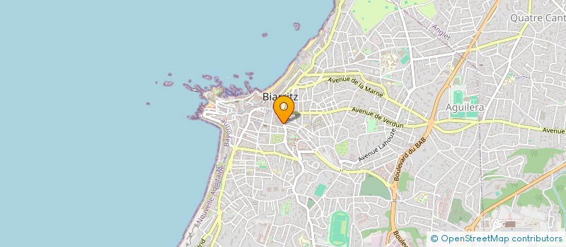 localisation de l'entreprise MONSIEUR JACOB BOUQUEAU à BIARRITZ