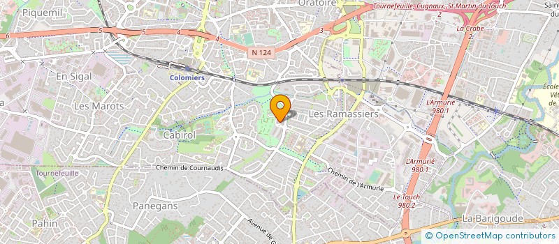 localisation de l'entreprise MONSIEUR JACOB CANTOBION à COLOMIERS