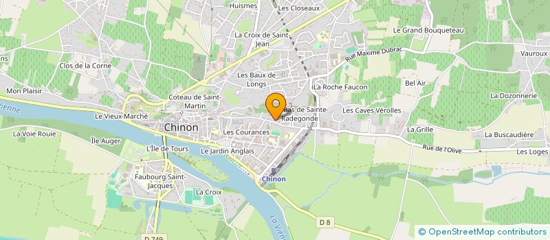 localisation de l'entreprise MONSIEUR JACOB DOURLET  CHINON