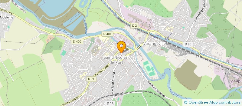 localisation de l'entreprise MONSIEUR JACOB GODICHE  SAINT-NICOLAS-DE-PORT