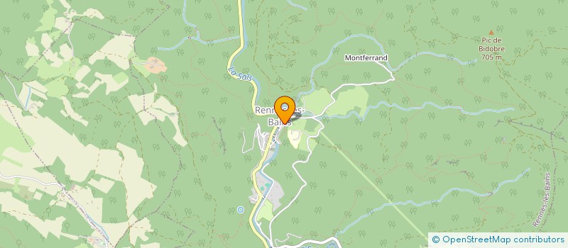 localisation de l'entreprise MONSIEUR JACOB JONES  RENNES-LES-BAINS