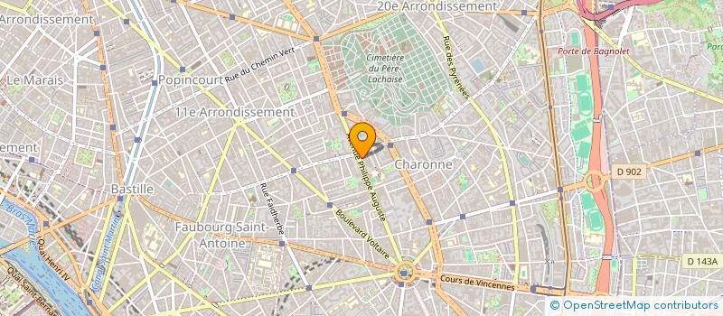 localisation de l'entreprise MONSIEUR JACOB KAS à PARIS