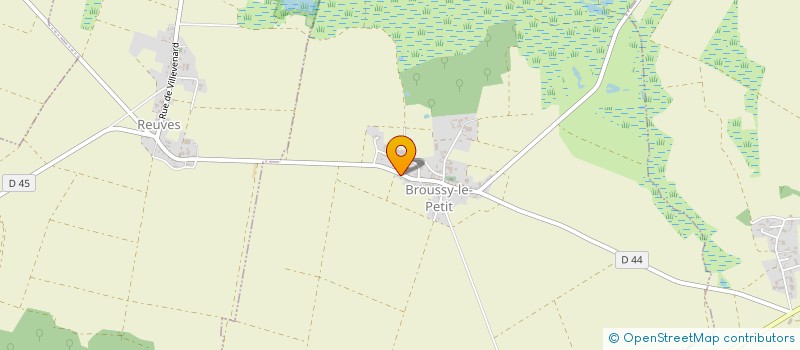 localisation de l'entreprise MONSIEUR JACOB MATHIEU  BROUSSY-LE-PETIT