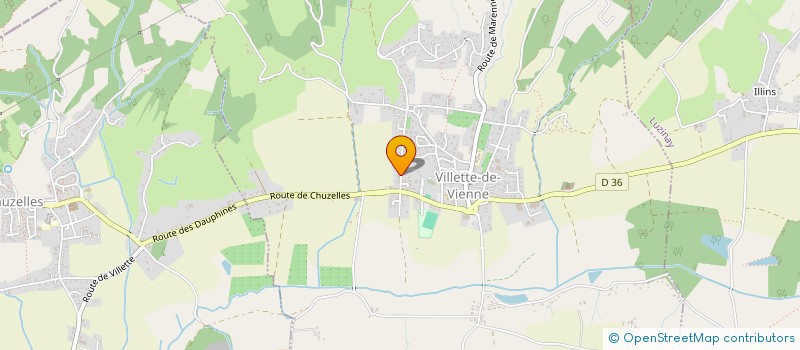 localisation de l'entreprise MONSIEUR JACOB MATHIVET  VILLETTE-DE-VIENNE